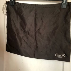 Coach dust bag